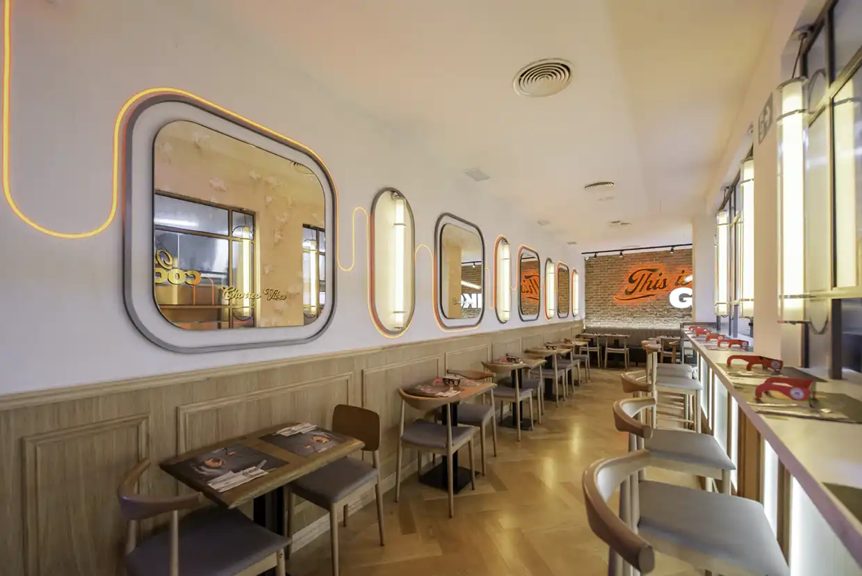 Proyectos de iluminación Restaurantes ilumisa