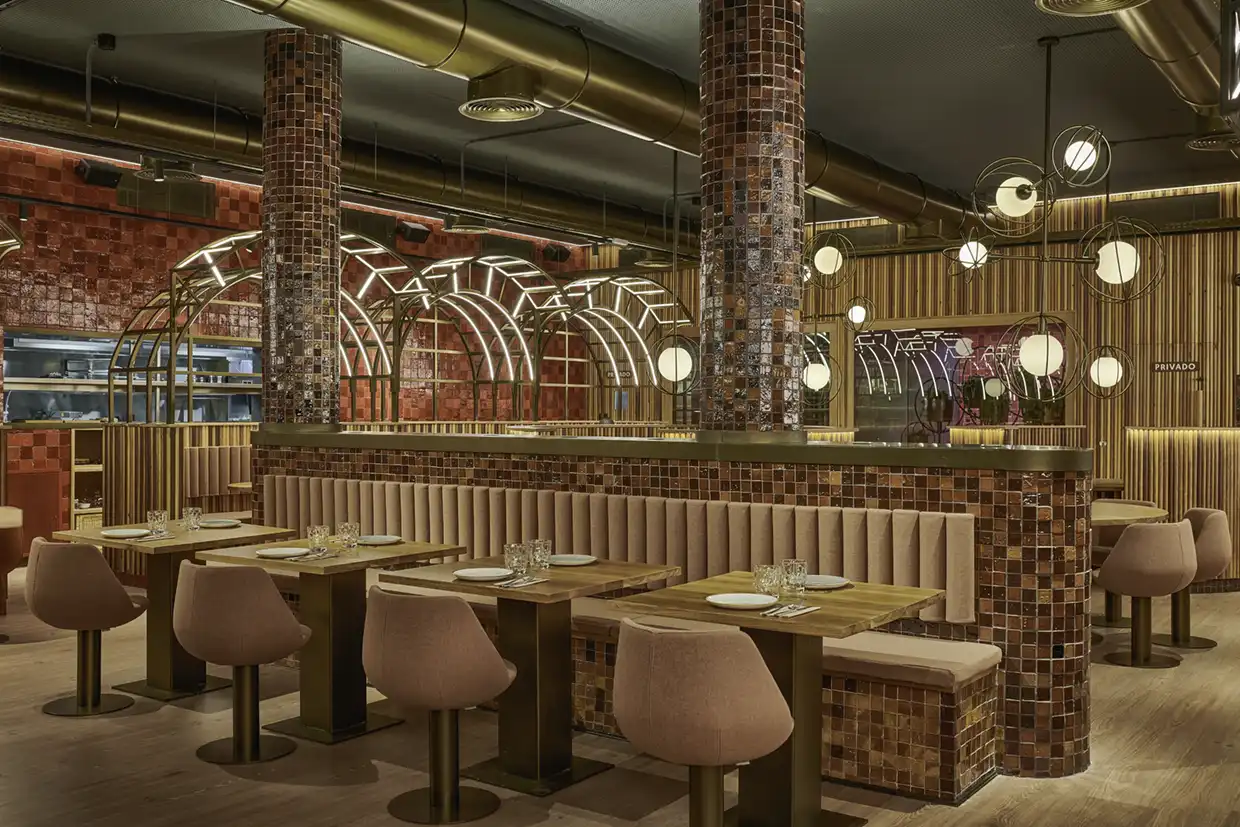 Proyectos de iluminación Restaurantes ilumisa